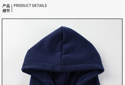 Unisex Oversized High-Neck Zip Hoodie