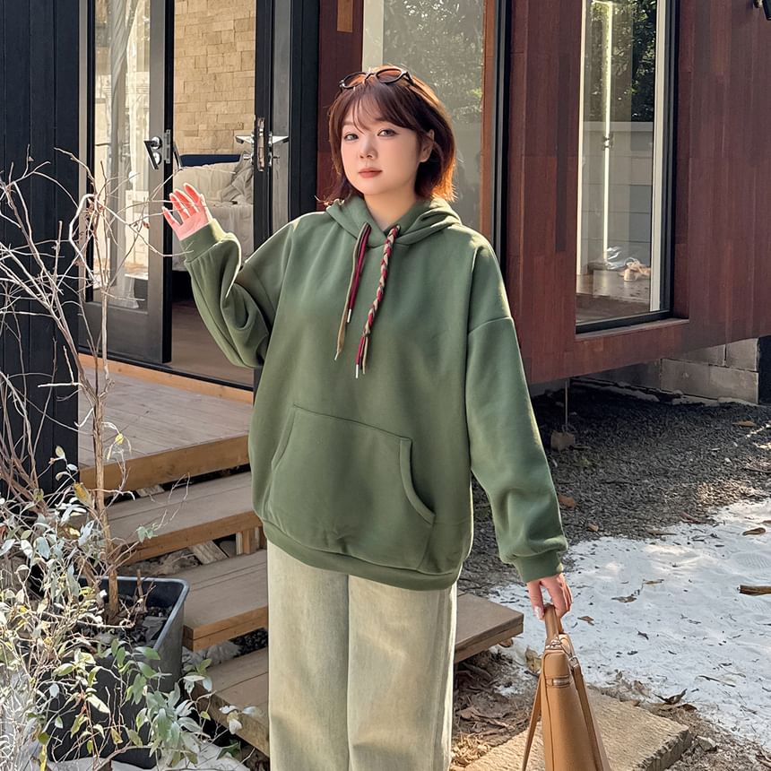 Fleece Lined Hoodie Plain