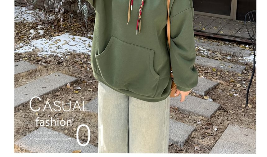 Fleece Lined Hoodie Plain