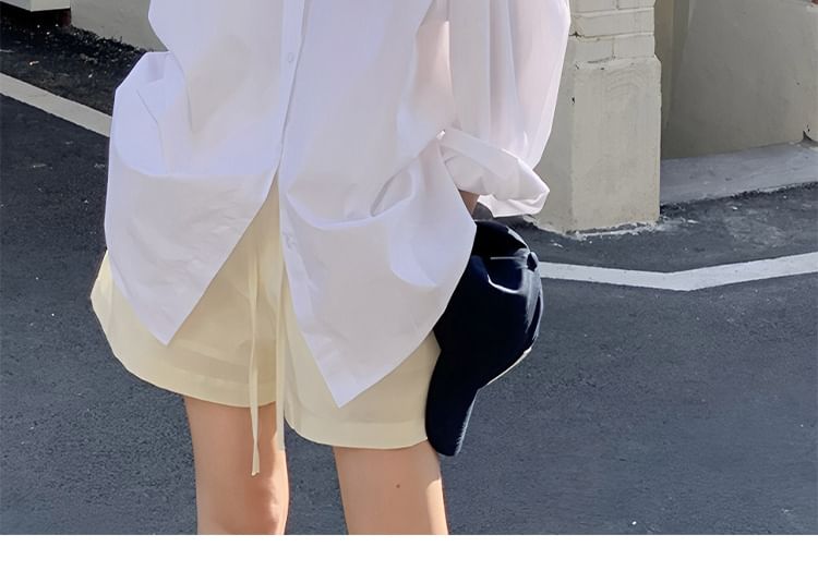 Classic Collared Long-Sleeve Shirt