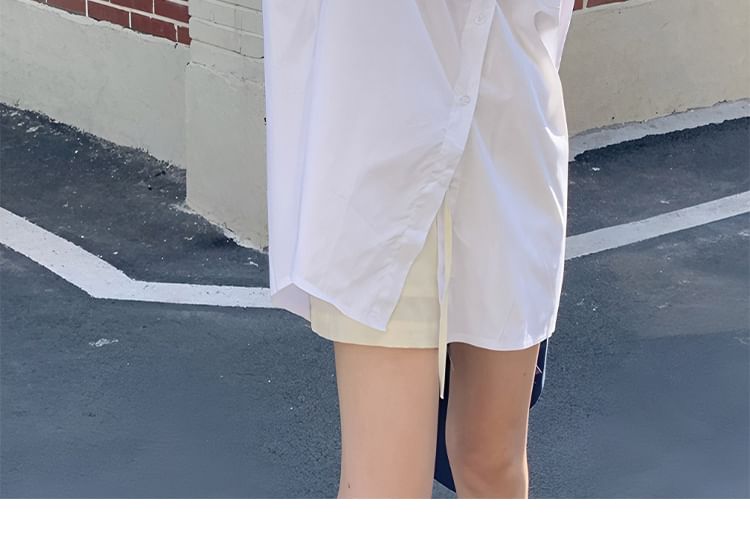 Classic Collared Long-Sleeve Shirt