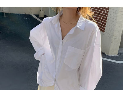 Classic Collared Long-Sleeve Shirt