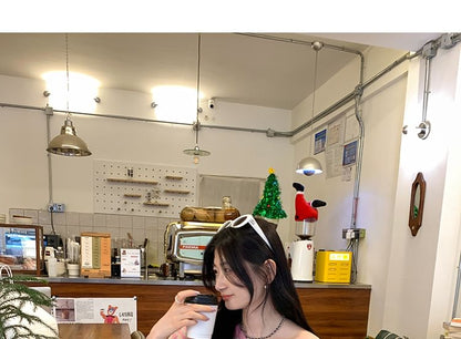 One-Shoulder Striped Long Sleeve Tee