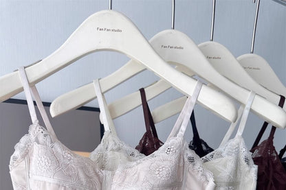 Fleece-Lined Padded Lace Cami Top