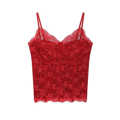 Round Neck Plain Button Up Cardigan / Long-Sleeve V-Neck Dotted Twisted Top / Lace Bra Top