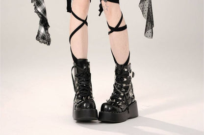 Plaid Lace Trim Asymmetrical A-Line Mini Skirt