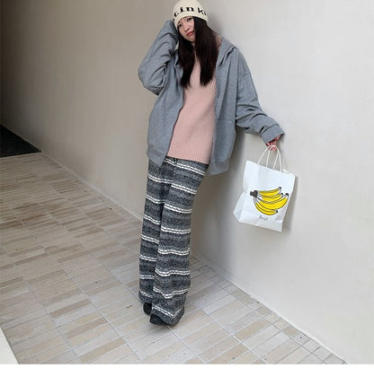 Solid Zip-Up Hoodie
