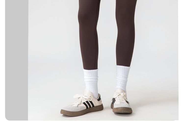 Asymmetrical Skirt Overlay Yoga Leggings
