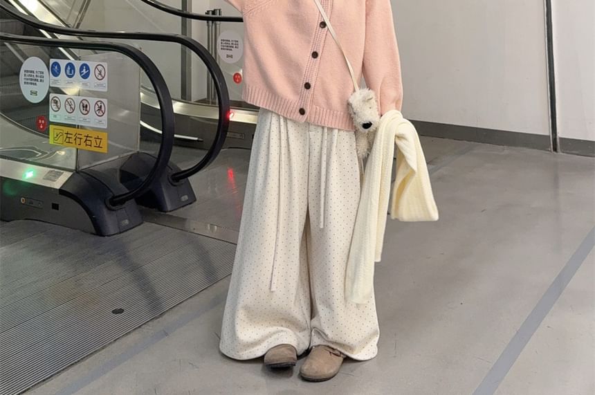 Plain Hooded Button-Up Cardigan