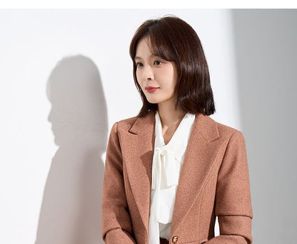 Blazer and Midi Pencil Skirt Set