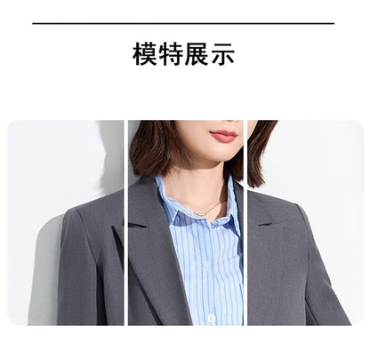 Double Breasted Blazer and Midi Skirt Set