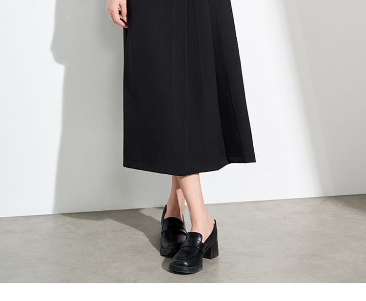 Crop Blazer and High Waist Midi Skirt Set