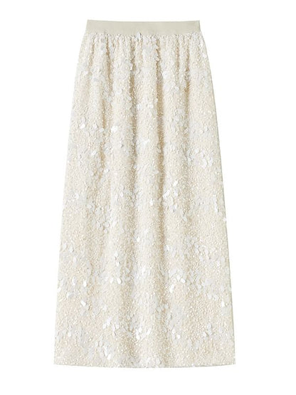 Sequined Maxi A-Line Skirt