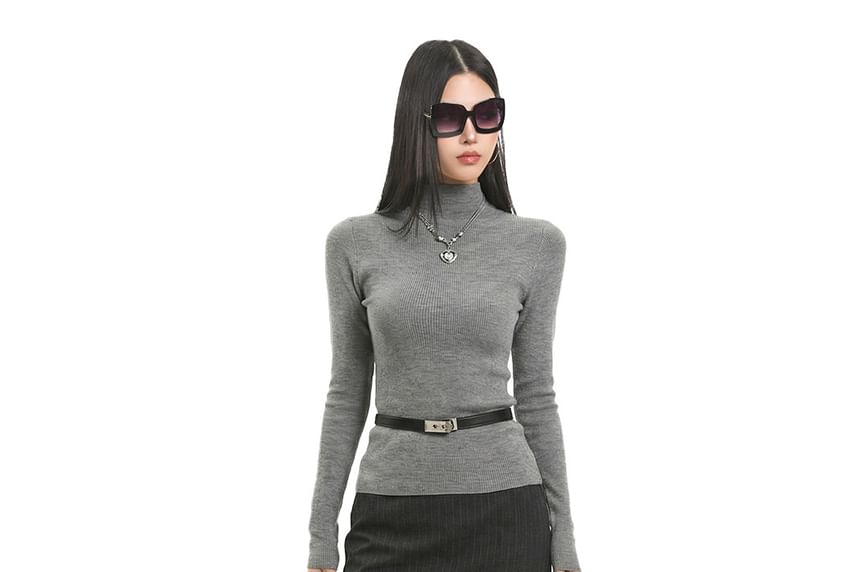 Mini Pencil Skirt with Mid Rise