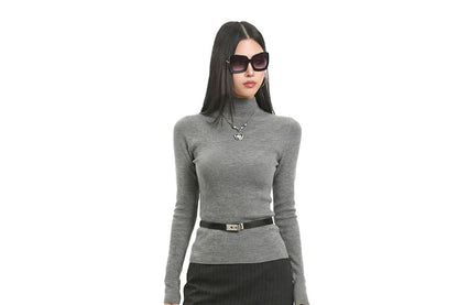 Mini Pencil Skirt with Mid Rise