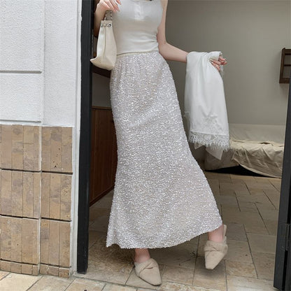 Sequin Mermaid Maxi Skirt