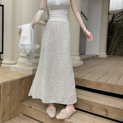 Sequin Mermaid Maxi Skirt