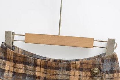 Tartan Check Mini Pleated Skirt