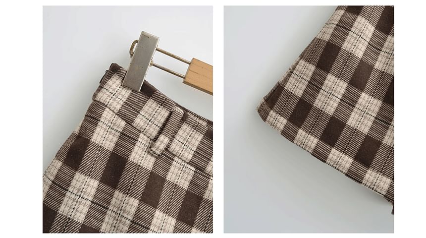 Plaid Mini Skirt