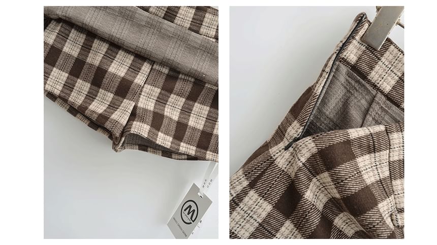 Plaid Mini Skirt
