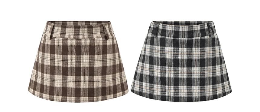 Plaid Mini Skirt