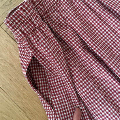 Plaid Maxi A-Line Skirt