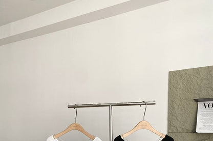 Boatneck Crop Tee Long Sleeve