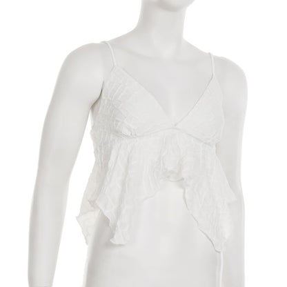 Asymmetrical Lace V-Neck Cami