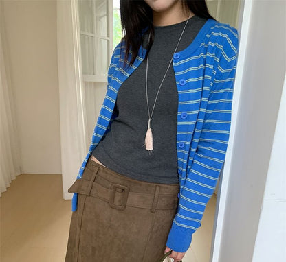 Belted Faux Suede Midi A-Line Skirt Low Waist