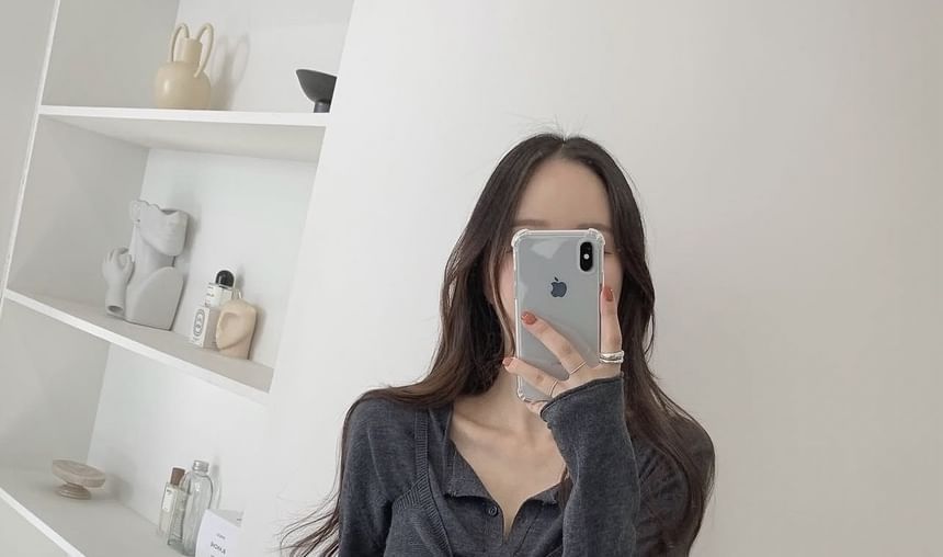 Button-Up Cardigan and Tie Front Camisole Set