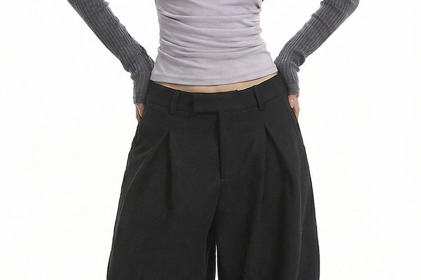 Set: Solid Ruched Strapless Top + Shrug