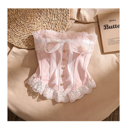 Strapless Lace Corset Bodice