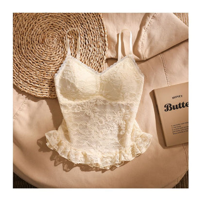 V-Neck Lace Camisole Blouse