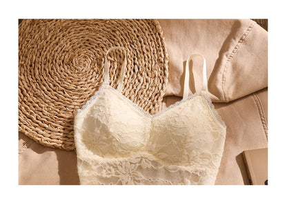 V-Neck Lace Camisole Blouse