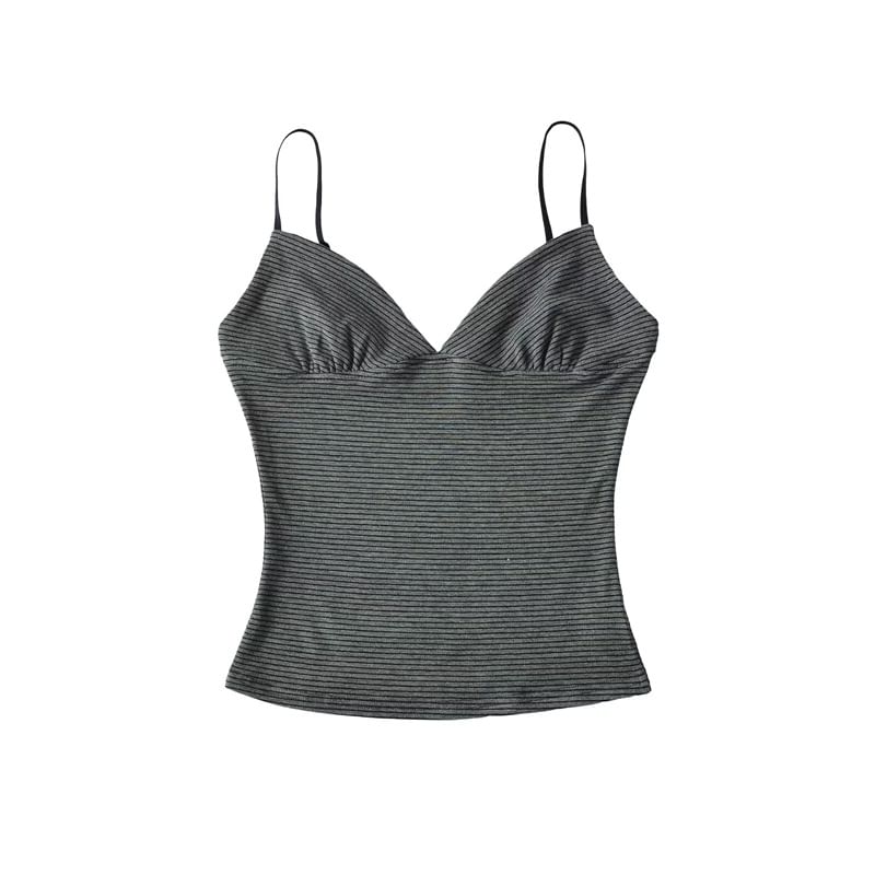Striped V-Neck Camisole