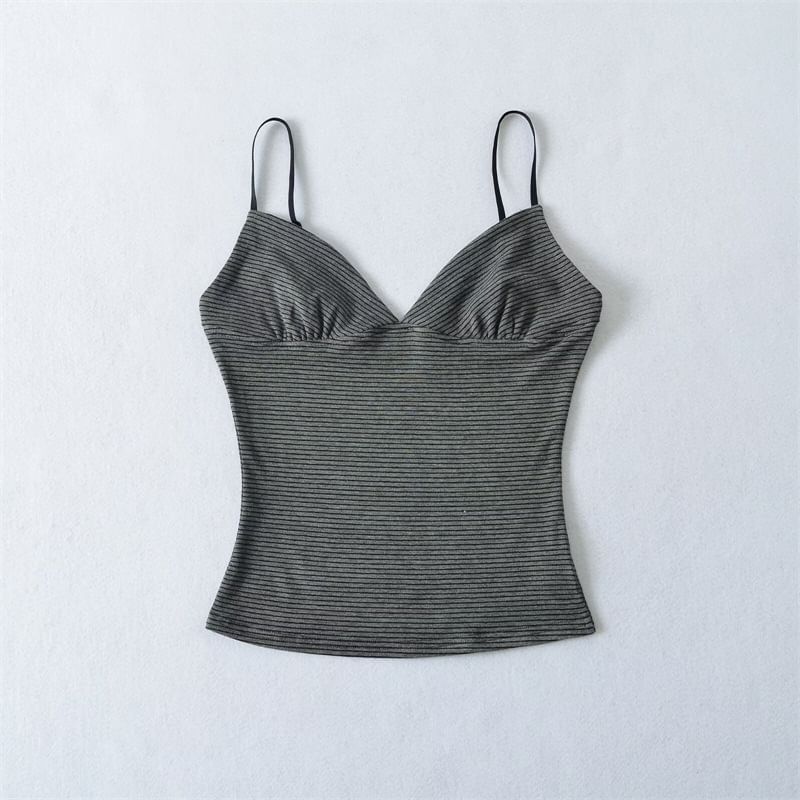 Striped V-Neck Camisole