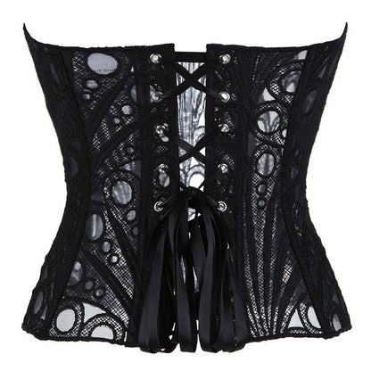 Corset Lace Tube Crop Top