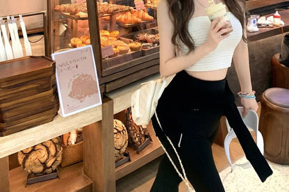 Knit Tube Crop Top