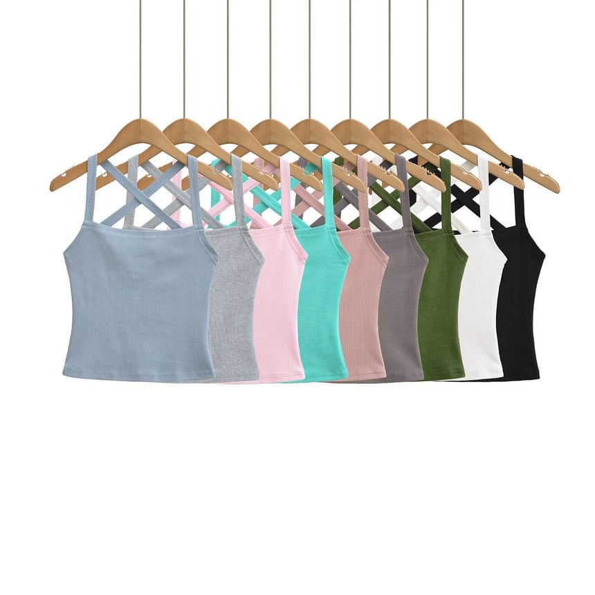 Square Neck Camisole - Spaghetti Strap