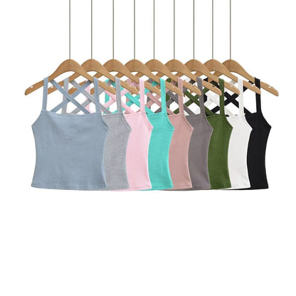 Square Neck Camisole - Spaghetti Strap