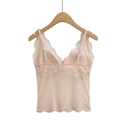 Lace Camisole - V-Neck Sleeveless