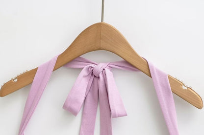 Halter Neck Crop Camisole - Ruched