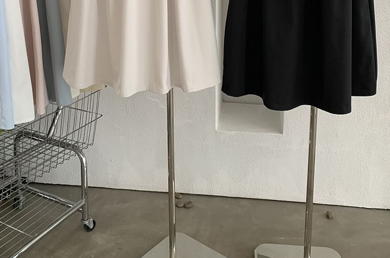 High Waist Maxi Skirt with Belt Set