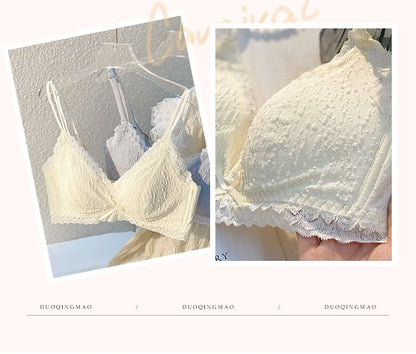 Lace Wireless Bra / Panty / Set