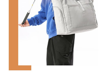 Plain Drawstring Fabric Tote Bag