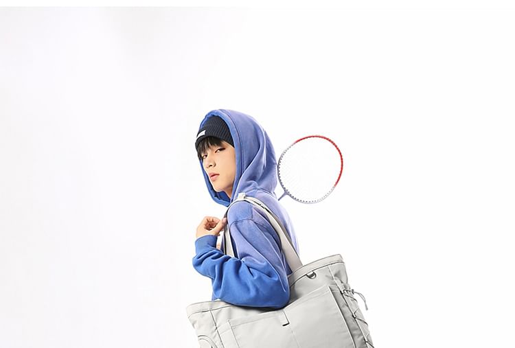 Plain Drawstring Fabric Tote Bag