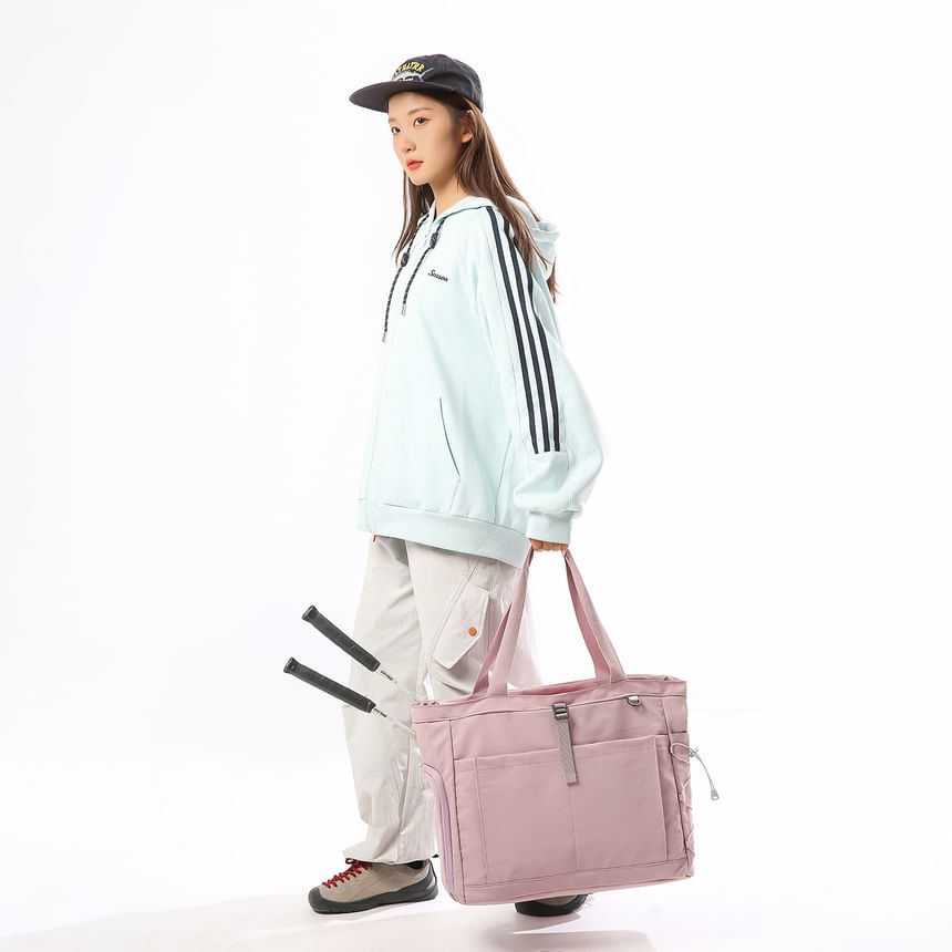 Plain Drawstring Fabric Tote Bag