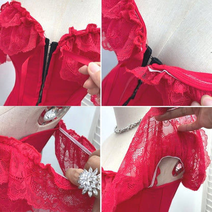 Off-Shoulder Corset Top