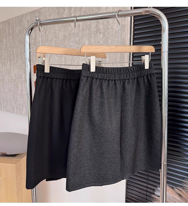 Asymmetric Mini A-Line Skirt High-Rise