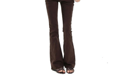 Long Sleeve V-Neck Plain Lace Trim Ribbed Knit Top